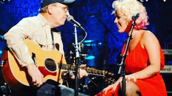 Pink wrote the new song When I Get There about the death of her dad, Jim Moore. Picture: Supplied