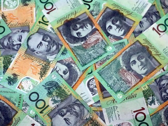 FEDERAL BUDGET 2024: AUSTRALIA - NewsWire Photos - General view editorial generic stock photo of Australian cash money currency. Picture: NCA NewsWire / Nicholas Eagar