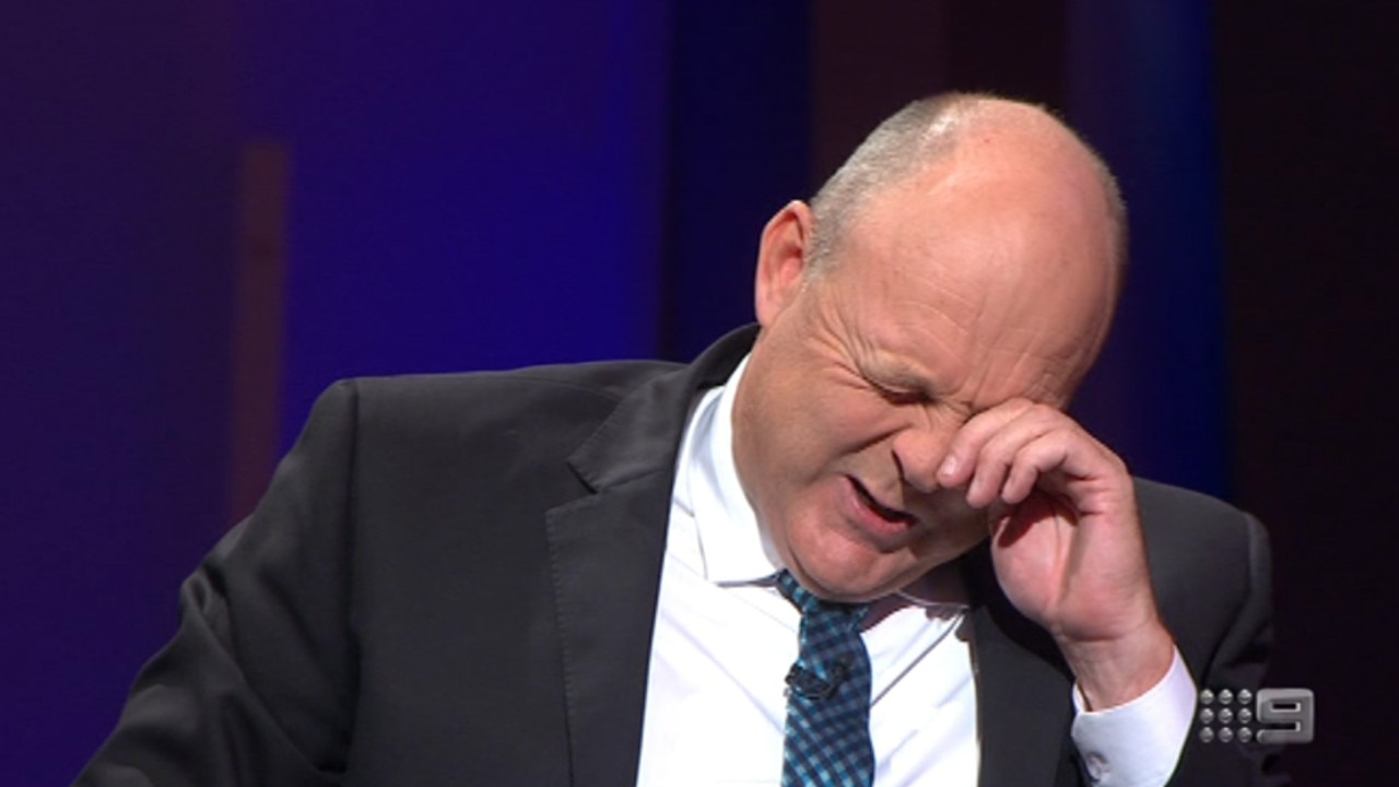 Billy Brownless’s emotional return to The Footy Show in 2016.