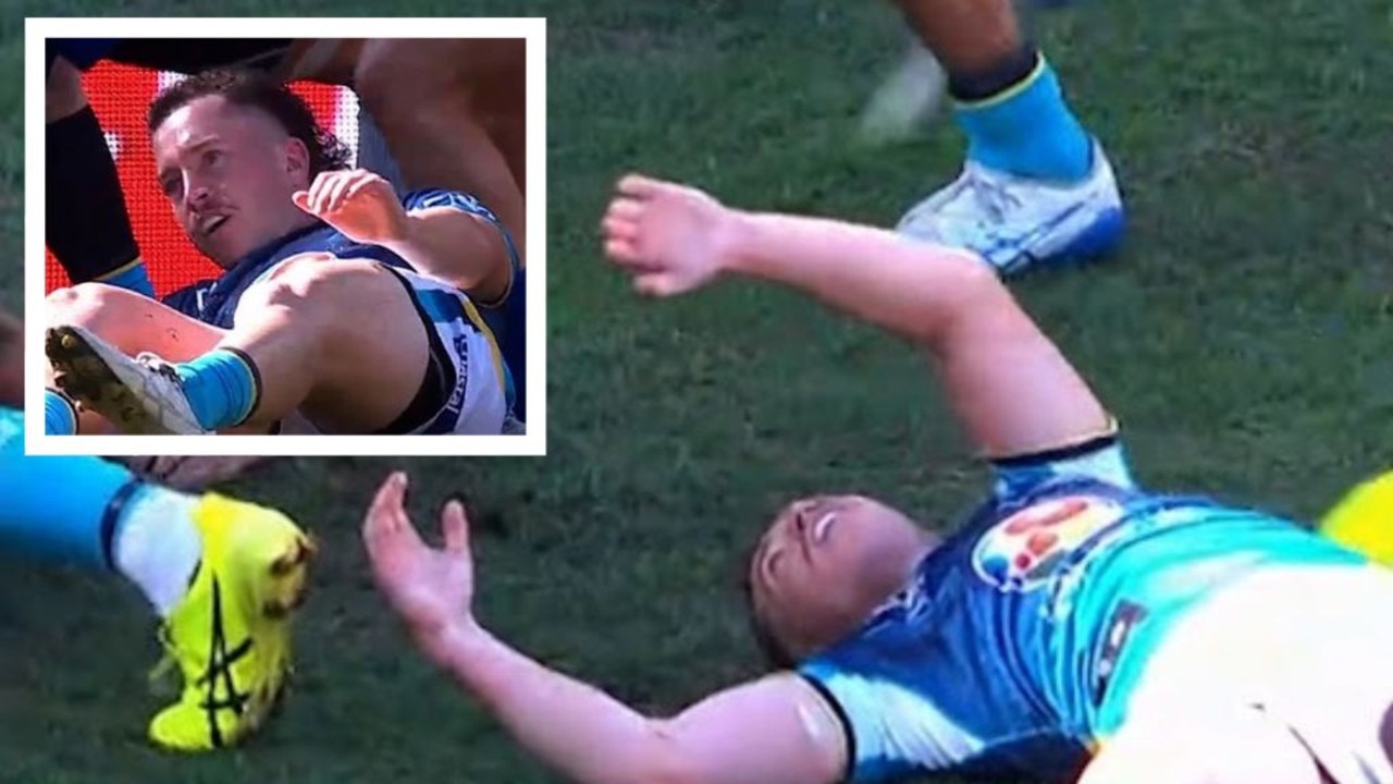Star knocked out cold in terrifying scenes