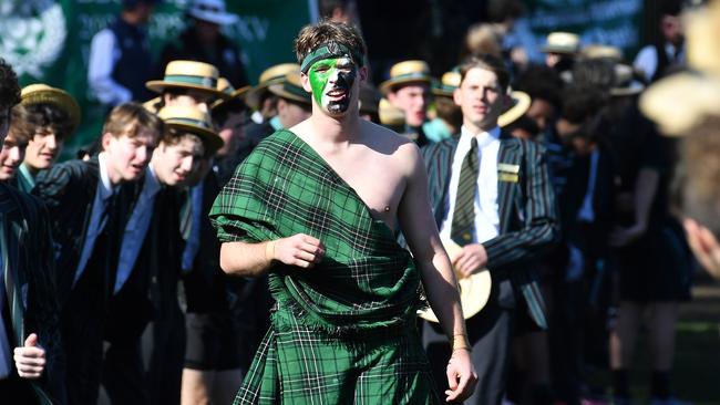 BBC fans GPS first XV rugby between Nudgee and BBC Saturday August 6, 2022. Picture, John Gass