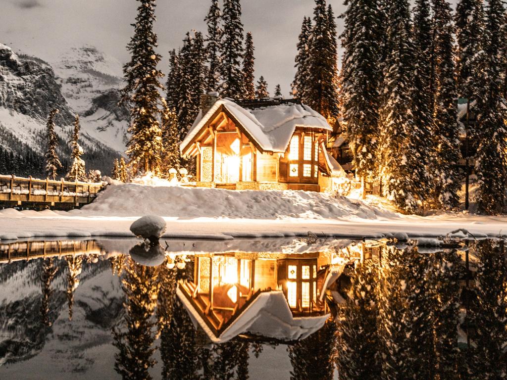 On a winter road trip through the Rockies