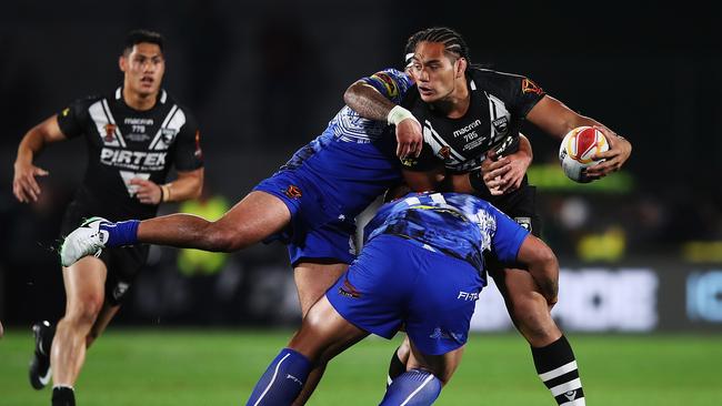 Martin Taupau has switched allegiance from New Zealand to Samoa. Picture: Hannah Peters