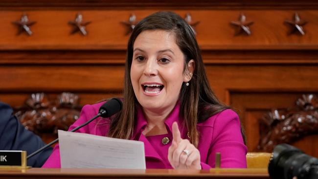 Elise Stefanik aims to be the new female face of the Republican party. Picture; AFP.