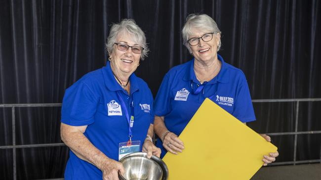 There were 150 volunteers at Beef Australia.