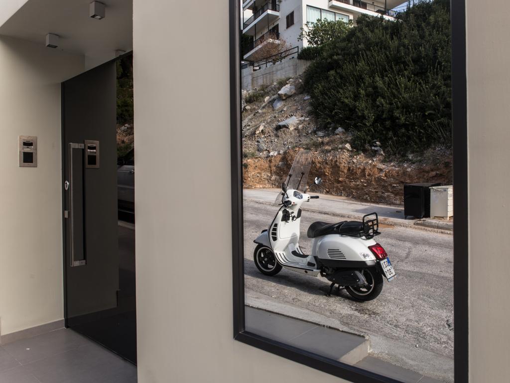 John Macris’ vespa, which he was using everyday while he lived in Athens. Picture: Angelos Christofilopoulos/News Corp