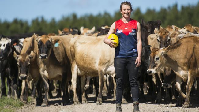 Melbourne draftee Shelley Scott. Picture: DANNIKA BONSER