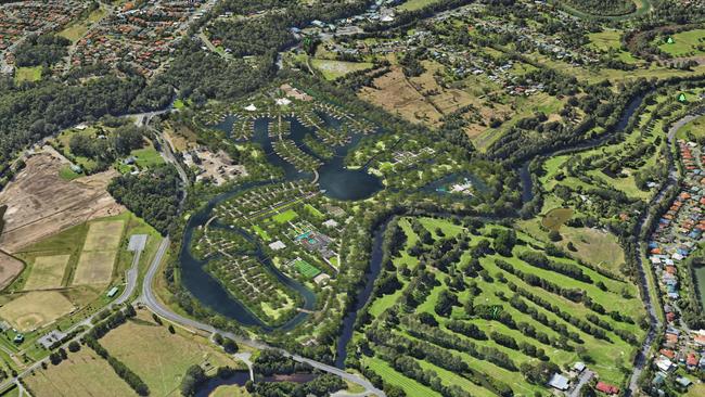 Artist impression of Ridong's Tallebudgera Wellness and Tourism Gardens project