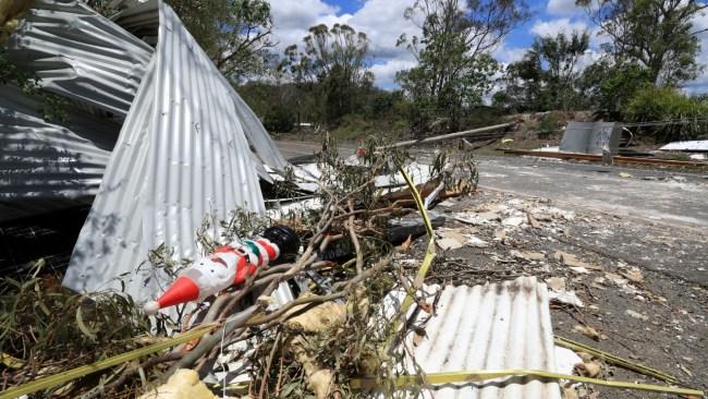 The QLD storms caused havoc in the southeastern part of the state.