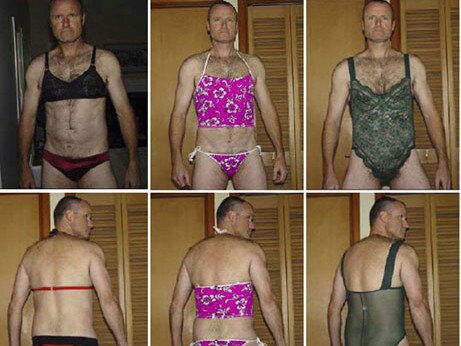 Williams took thousands of photographs of himself in stolen underwear.