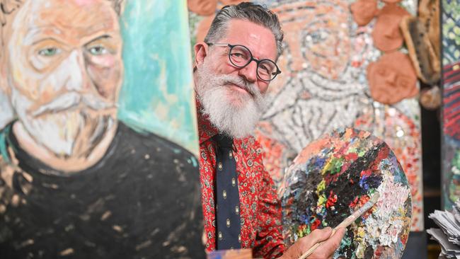 Pulteney Grammar School art teacher Rod James will be retiring after 30 years at the school. Picture: Brenton Edwards