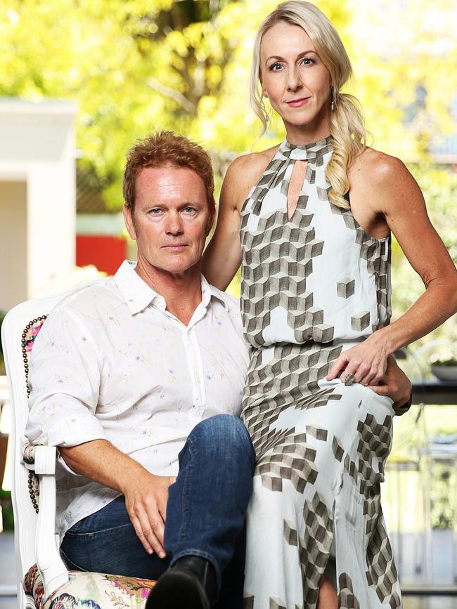 Craig McLachlan and his partner Vanessa Scammell. Picture: Tim Hunter