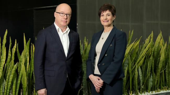 Security in Depth chief executive Michael Connory and Dr Elizabeth Sigston. Picture: Stuart McEvoy