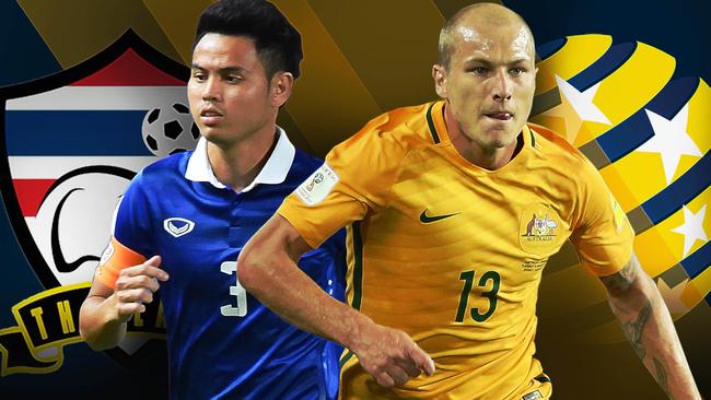 Thailand will host the Socceroos.