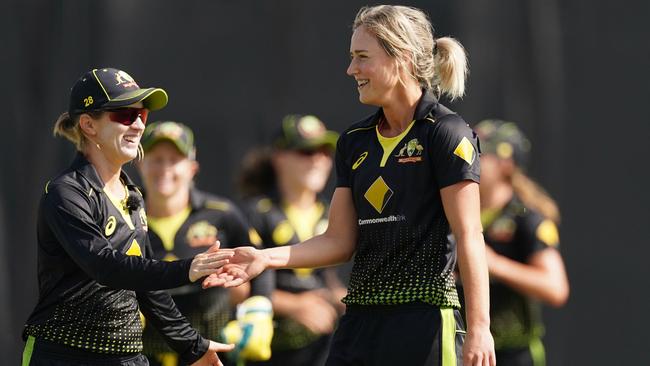 Ellyse Perry and Meg Lanning can expect a noisy atmosphere on Friday night.