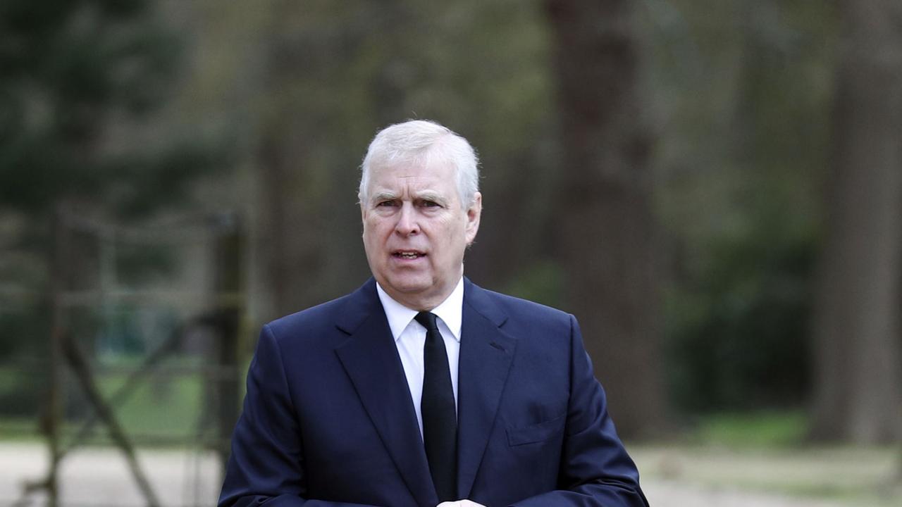 Disgraced British royal Prince Andrew was urged to disappear forever from public life after settling a sexual assault lawsuit at vast cost. Picture: Steve Parsons – WPA Pool/Getty Images