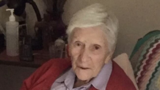 Clare Nowland, the 95-year-old dementia patient who died after allegedly being tasered by police. Picture: 7 News