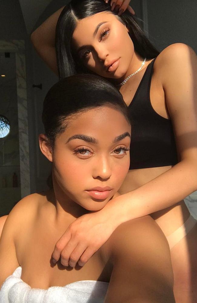 Kylie with her former bestie Jordyn. Picture: @kyliejenner/Instagram