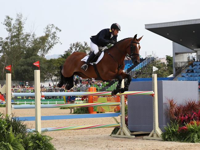 Australia's Sam Griffiths during the Equestrian Eventing Individual at the Rio 2016 Olympic Games. Picture. Brett Costello