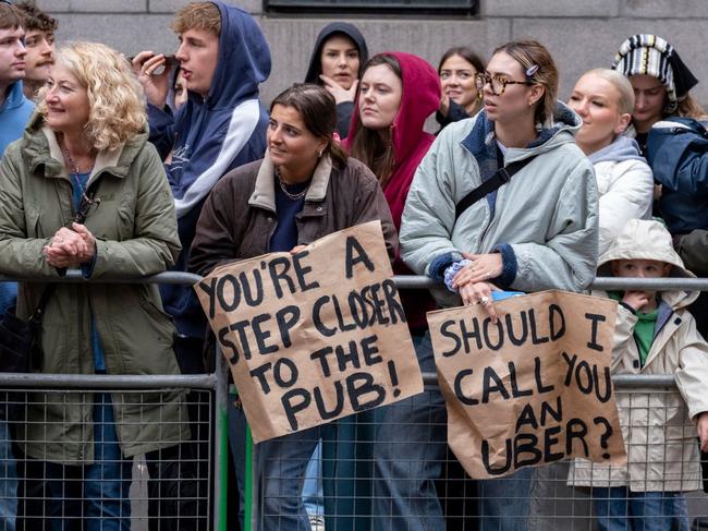 Spectators at the 2023 London Marathon. Picture: Getty Images