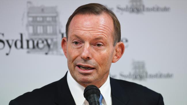 Former prime minister Tony Abbott took a swipe at Malcolm Turnbull for the handling of the scandal. Picture: AAP/Brendan Esposito