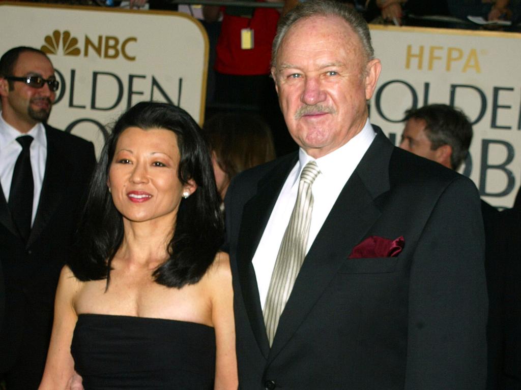 The 911 caller said he saw two bodies, that of Hackman in the kitchen and his wife Betsy Arakawa in the bathroom. Picture: Jeffrey Mayer/WireImage