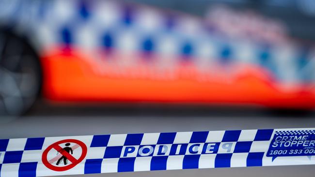 A motorcyclist has died of his injuries after colliding with a telegraph pole in Strathfield during a high speed chase with police.Picture: Tom Parrish