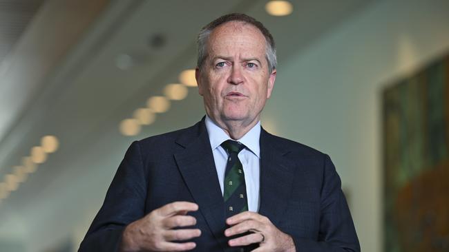 Bill Shorten at Parliament House in Canberra. Picture: NewsWire/Martin Ollman