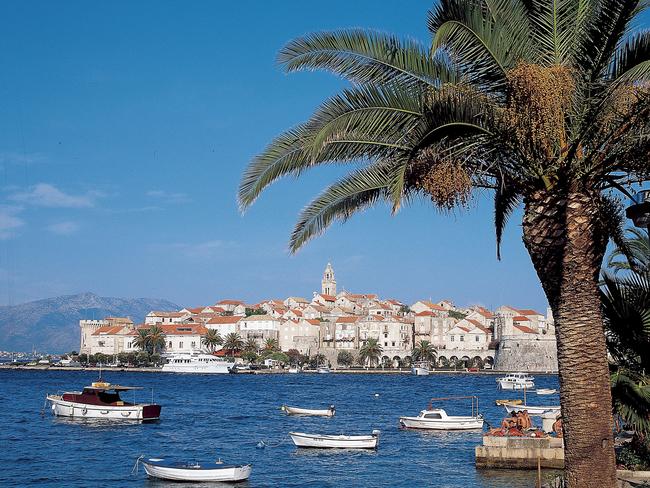 A view of the centre of Korcula. Picture: Croatian Tourist Board/Josip Madra