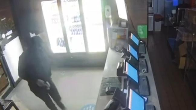 Police charge two young men over spate of business break ins.