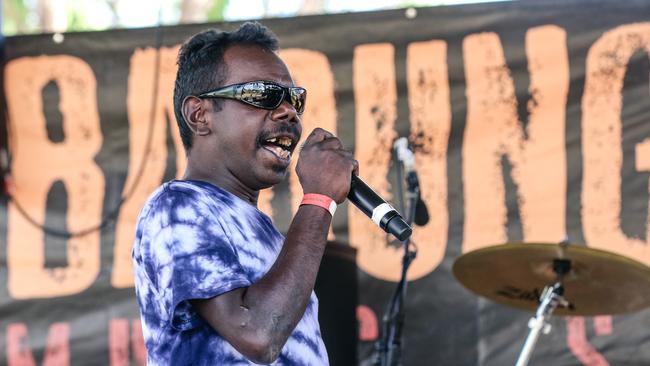 Local bands get their star turn in a weekend of Music, Sport and Culture at the Barunga Festival. Picture Glenn Campbell