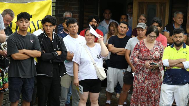 A trashed property at 16 Forestglen, Browns Plains sold at auction for $540,000 to an online bidder. Saturday 25th November 2023 Picture David Clark