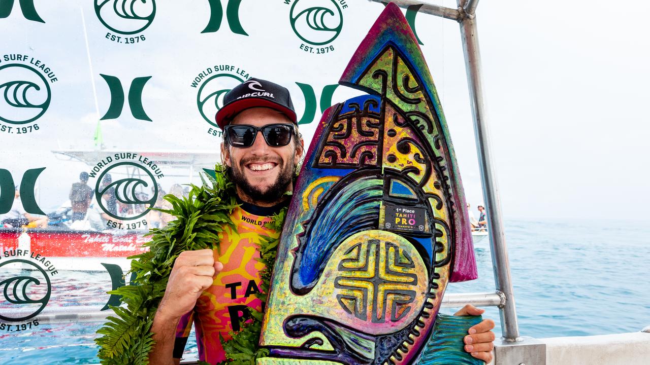 Owen Wright is well known as a big wave surfer after winning the 2019 Tahiti Pro at Teahupo'o but is unlikely to get these conditions at the Tokyo Olympics