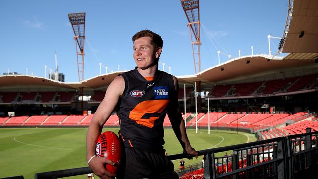 Tom Green could lose his spot in the GWS side. Picture: Phil Hillyard