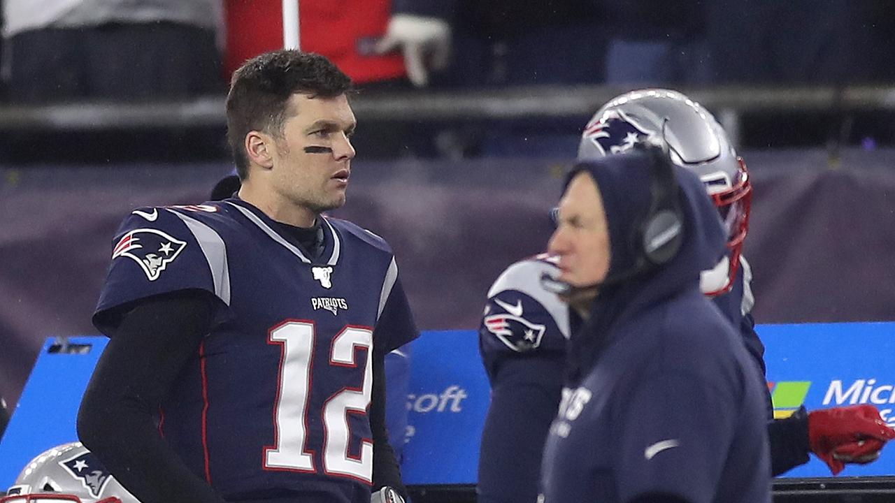Tom Brady gave New England the cold shoulder. (Photo by John Tlumacki/The Boston Globe via Getty Images)