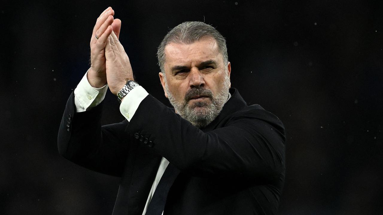 Never fear Tottenham fans, Ange wants to stay put. Photo by JUSTIN TALLIS / AFP