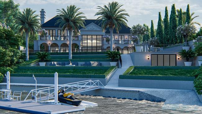 The Giant mansion planned for Maryland Avenue, Carrara . Picture: Supplied