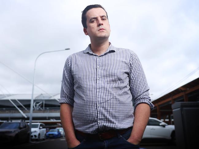 13/1/25: Dr James Lawyer is a child and adolescent psychiatrist working in public hospitals in western Sydney and has handed in his resignation along with 200 others. He says the system is threadbare, underfunded and psychiatrists are despondent and exhausted. John Feder/The Australian.