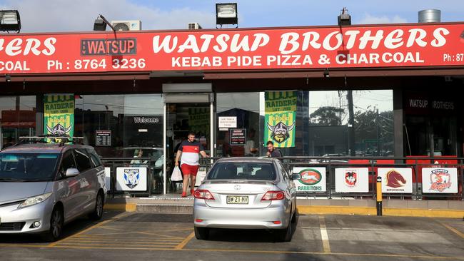 Condell Park Kebab shop Watsup Brothers. Picture by Damian Shaw