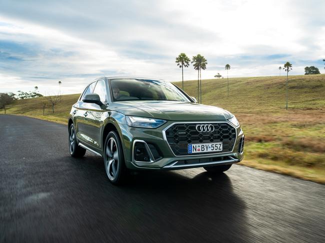 The exterior of the 2023 Audi Q5 55 e plug-in hybrid