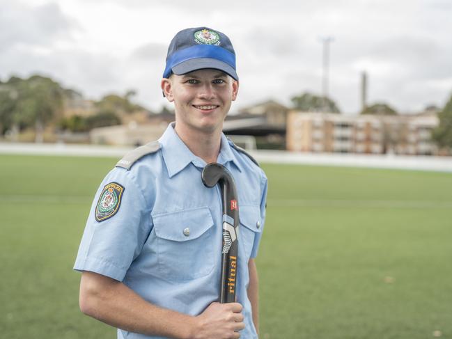 Australian Hockey representative Ryan Oschadleus is graduating from the NSW Police Academy on Friday.