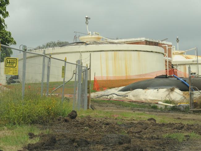 Sewage spill at the treatment plant in Gympie