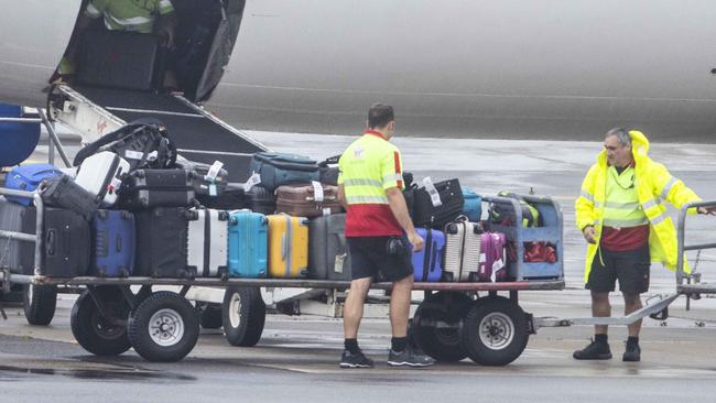 Baggage handlers are in demand at Melbourne Airport. Picture: NCA NewsWire / Jenny Evans