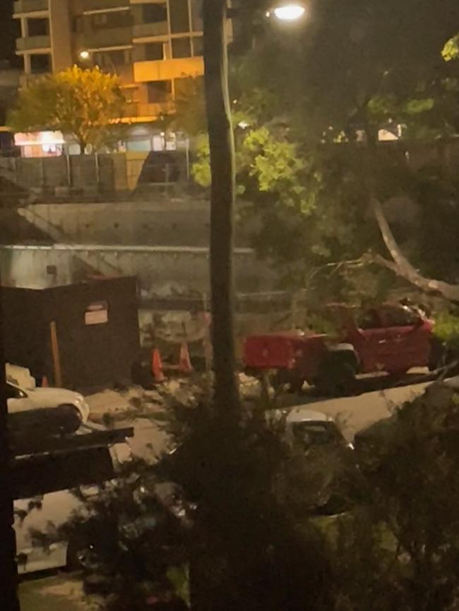 Residents reported the loud construction works continuing late into the night.