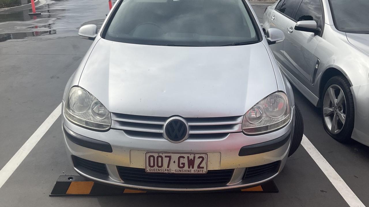 Police are appealing for anyone who may have seen the Golf, with Queensland registration 007GW2, driving erratically through Morayfield on Saturday between 8am and 9.15am to come forward immediately. Photo: QPS