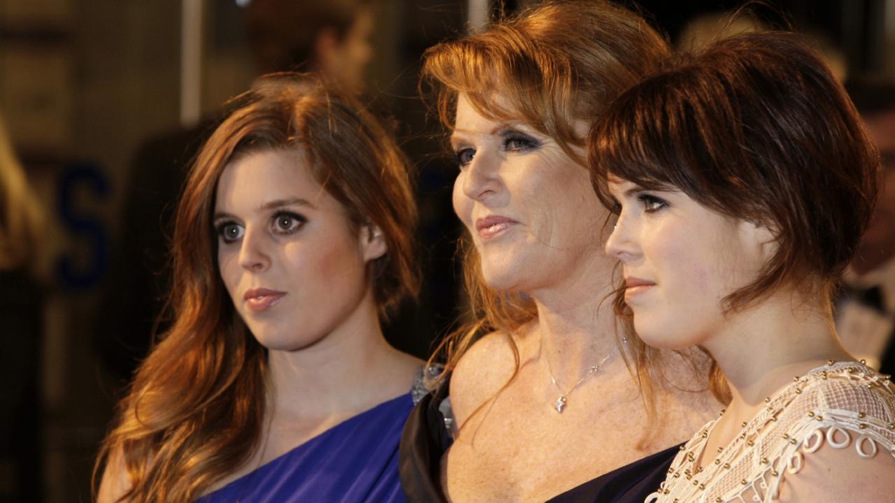 The Princesses are very close with their mum. Picture: AP Photo/Joel Ryan