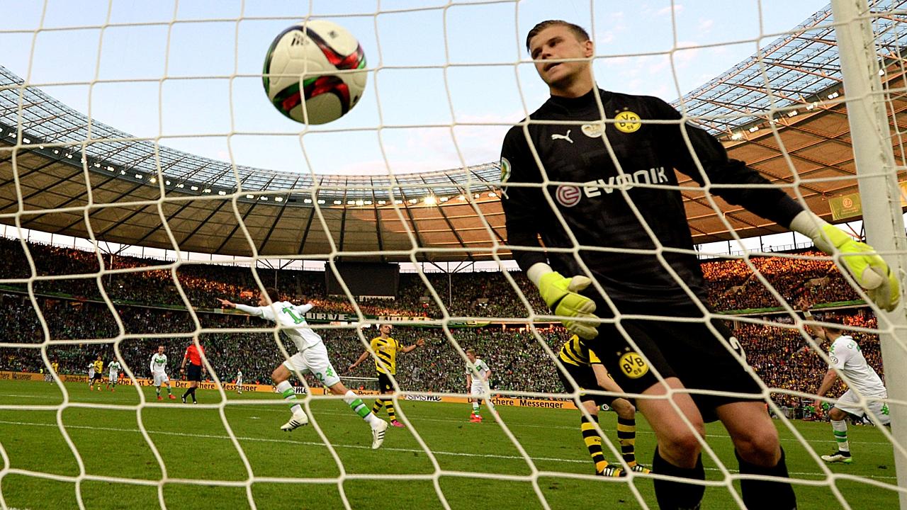 Wolfsburg Beat Borussia Dortmund In German Cup Final