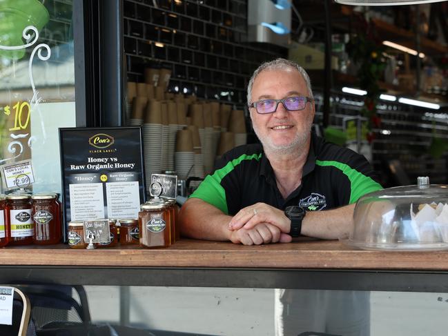 Con Grazotis at his Glenbrook deli. Picture: Tim Hunter.