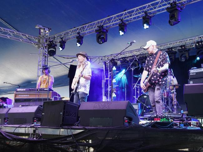 The Matty Rogers Band playing at the Airlie Beach Festival of Music on Saturday, November 5, 2022. Picture: Katrina Lezaic