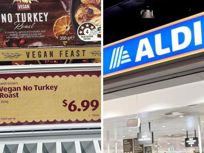 Not everyone was impressed with Aldi's vegan turkey roast. Picture: Facebook/NCA Newswire